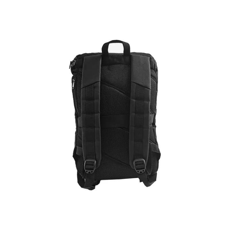 SUBURBIA Polyester Backpack Medium Size Unisex Black-3