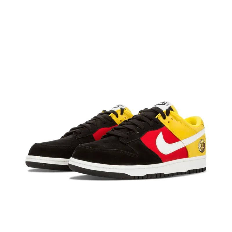 Nike Dunk Low Cl Black Red Yellow-1