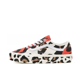 Vans Animal Old Skool 'Black White Red Leopard' Women's
