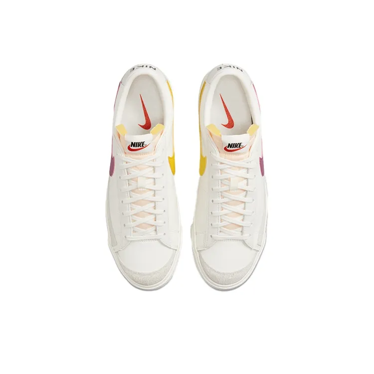 Nike Blazer Low 77 Vintage Sail Light Bordeaux Vivid Sulfur-3
