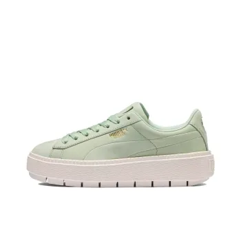 PUMA Platform Trace Skateboard Shoes Women's Low-Top Mint Green