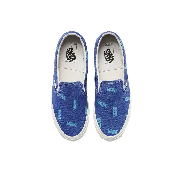 Vans Slip On Multi Logo Blue-2