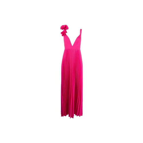 PAROSH Slip Dresses Women's Deep Pink