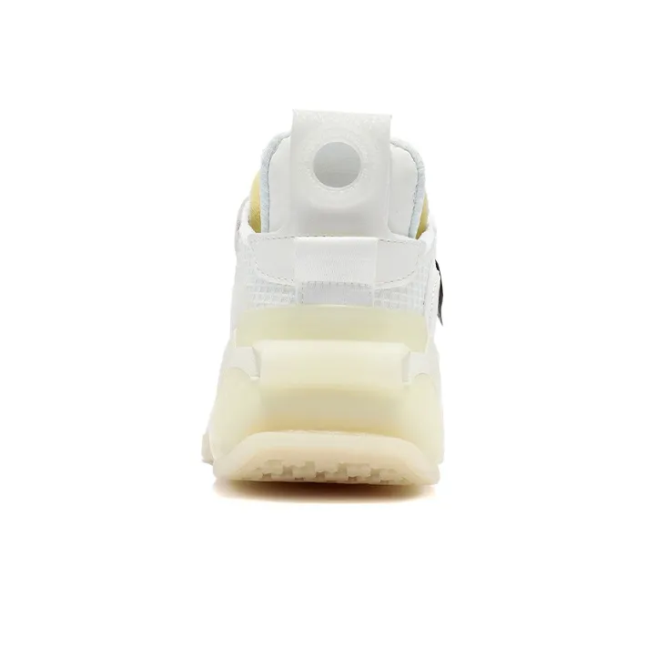 LiNing Enlightenment Durable Breathable Low Top Skateboard Shoes Women's White-3