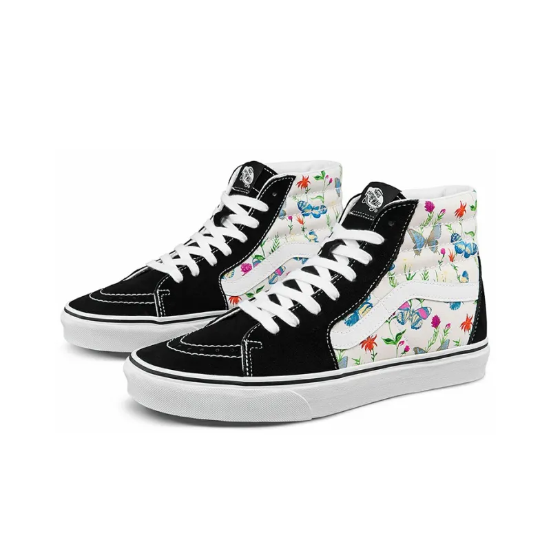 Vans Sk8 Hi Butterfly Floral Marshmallow-1