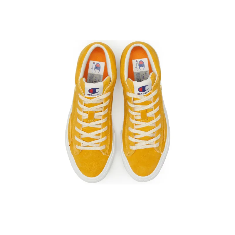 Champion Skateboard Shoes Women's High Top Yellow-2