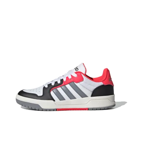 Adidas Neo Entrap Skateboard Shoes Women's Low-Top Black/Red/Gray/White