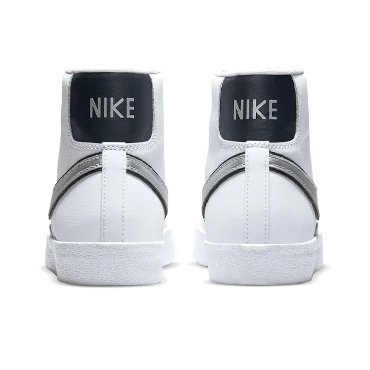 Nike Blazer Mid 77 Essential White Metallic Silver Women's-3