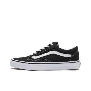 Vans Old Skool Black White White Heel Tab