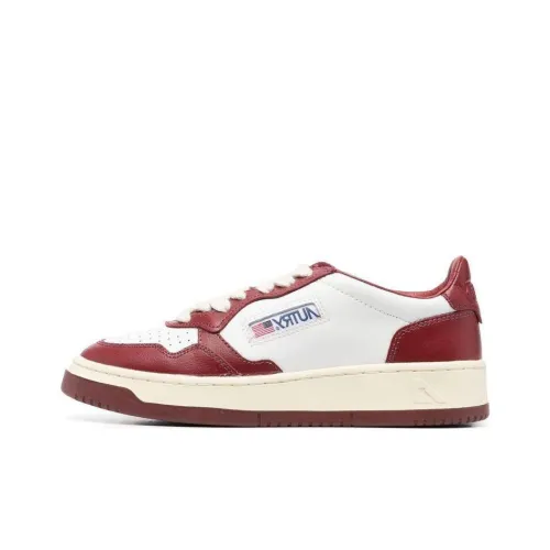 AUTRY Medalist Leather Low White Syrah Women's