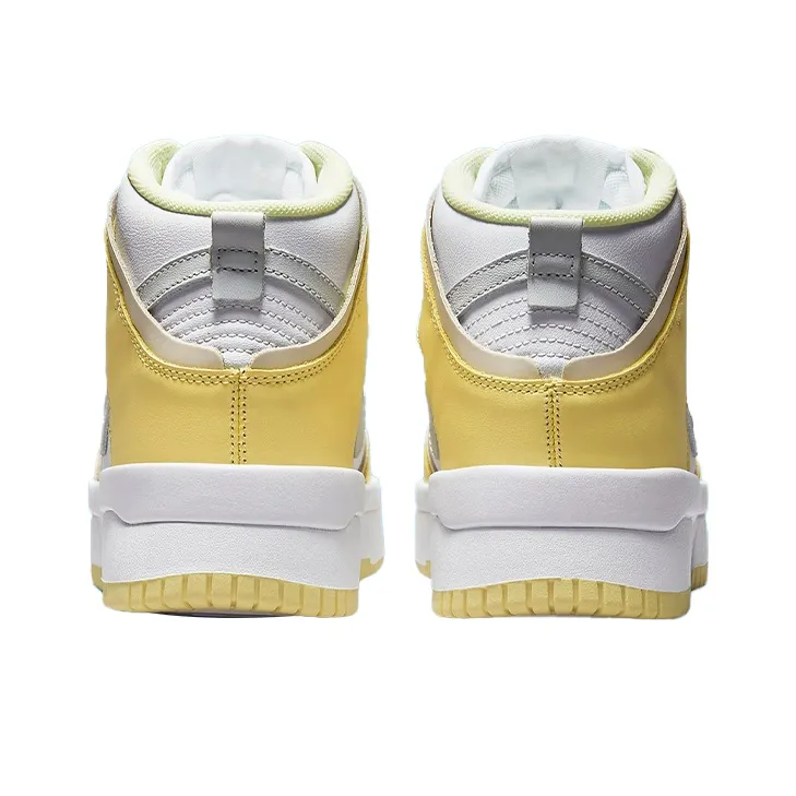 Nike Dunk High Up Rebel Lemon Yellow Women's-4