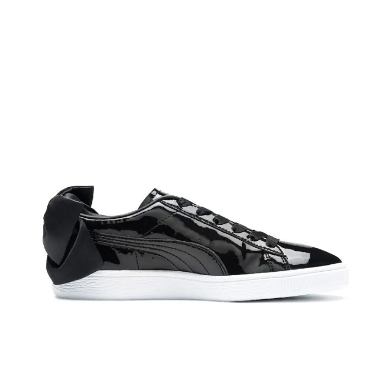 PUMA Basket Bow Patent 'Black' Women's-1