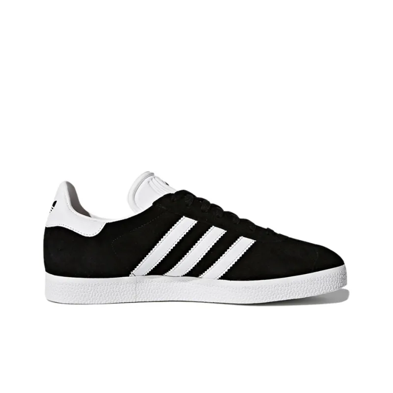 Adidas Originals Gazelle Black White Gold Metallic Women's-1