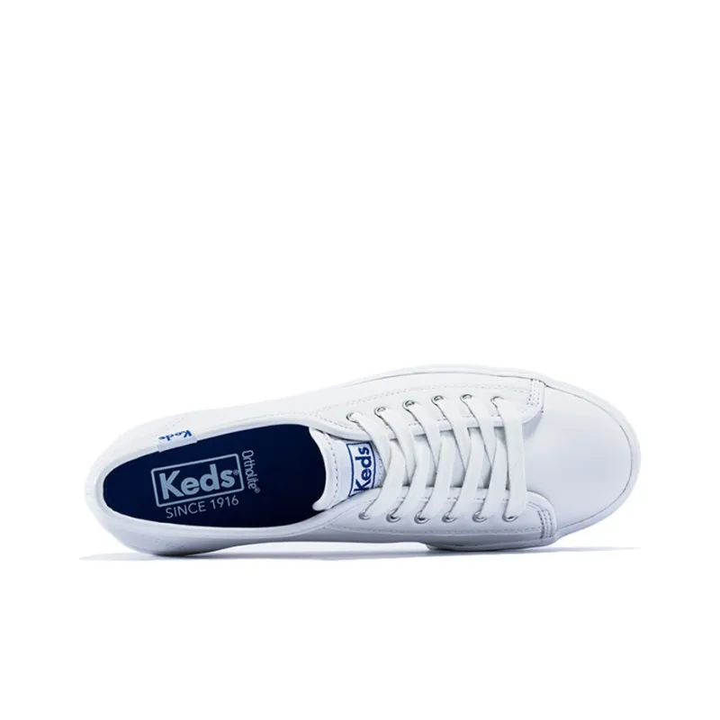 Keds Triple Kick Low-Top Skateboard Shoes Women's White-2