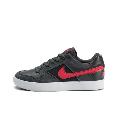 Nike SB Delta Skateboard Shoes Men Low-Top Black/Red