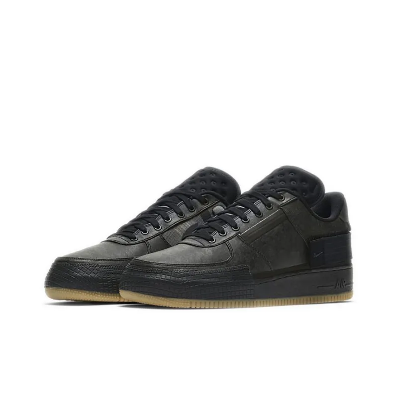 Nike Air Force 1 Type Black Gum-2