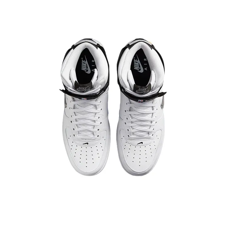 Nike Air Force 1 High Nba White University Gold-3