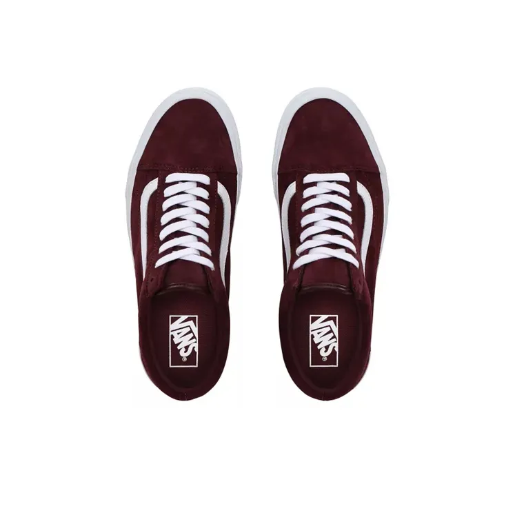 Vans Pig Suede Old Skool 'Red White'-3