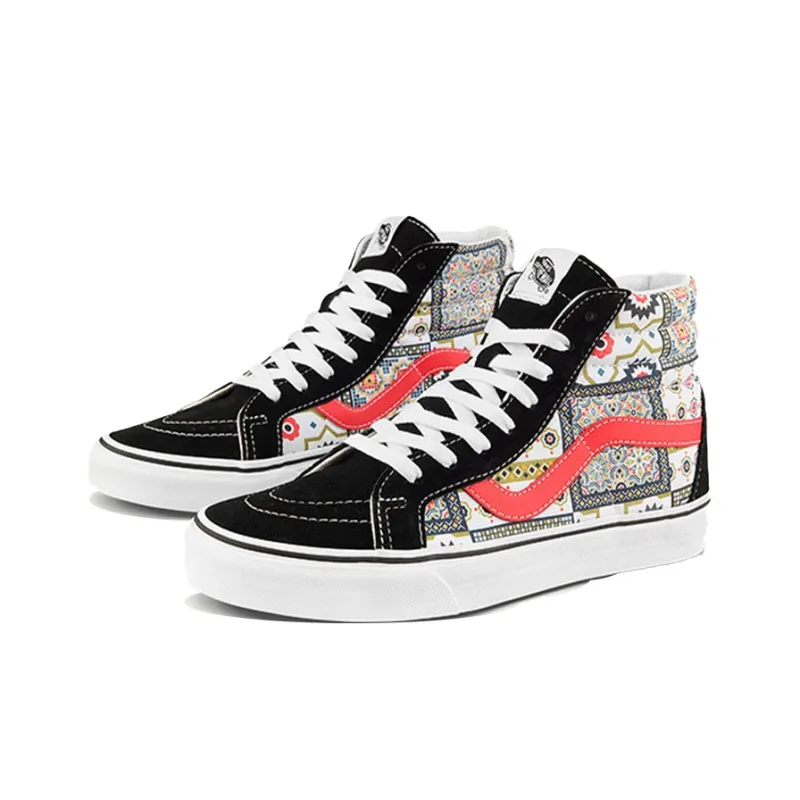 Sk8 Vans -Hi Reissue 'Moroccan Tile Check - Orange'-2