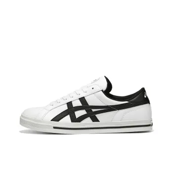 Asics Classic Tempo Wear-Resistant Slip-Resistant Low-Top Skateboard Shoes Unisex Black White