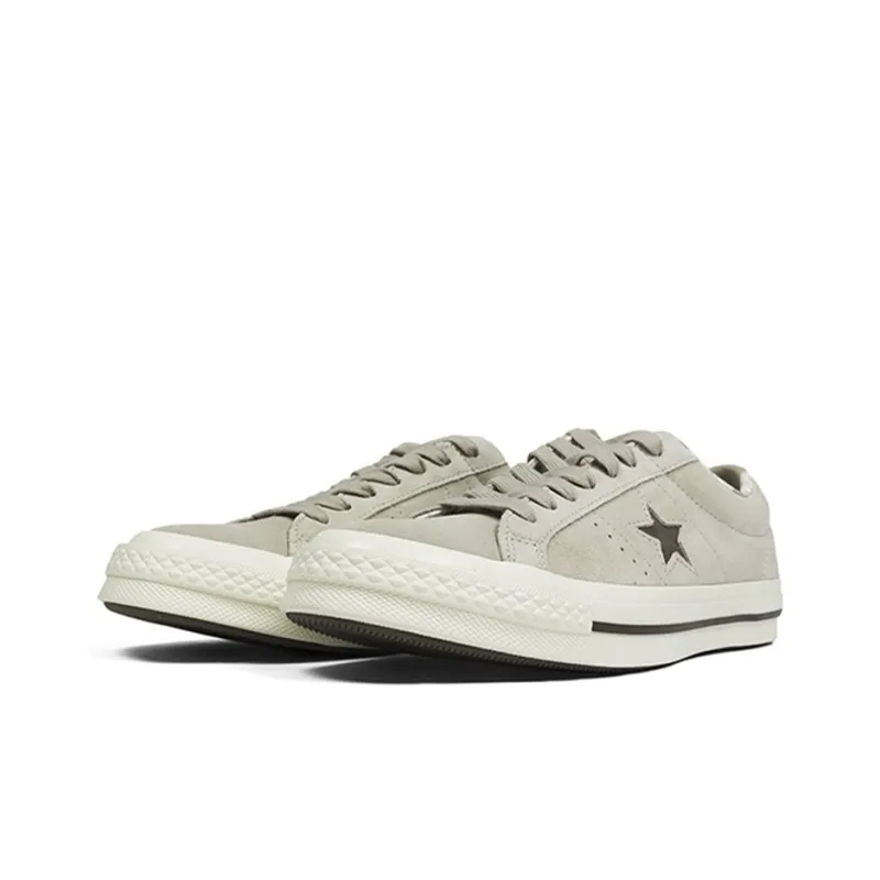 Converse One Star Mens Beige Tropical Ox Trainers-2