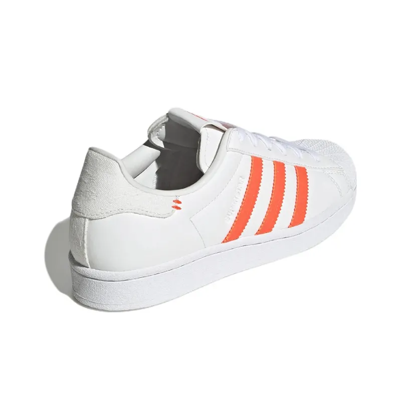 Adidas Originals Superstar 'White Orange' Women's-3