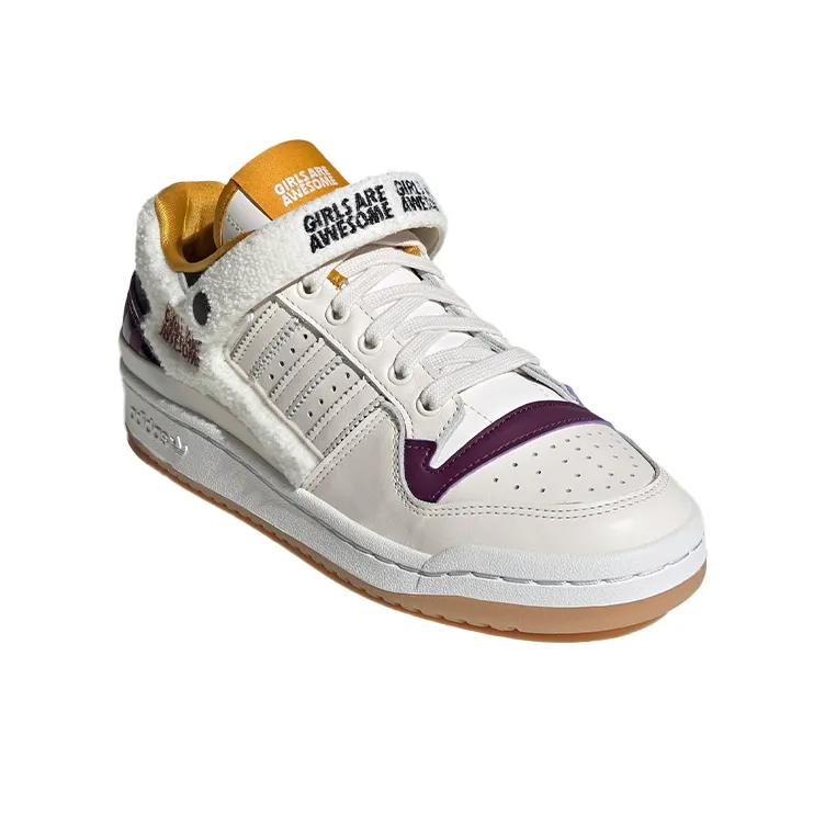Adidas Forum Low Girls Are Awesome White Women's-2