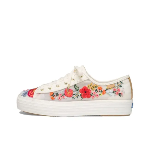 Keds Skateboard Shoes Women's Low-Top Pink/White