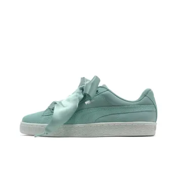 PUMA Suede Heart Pebble Shoes Green Women's