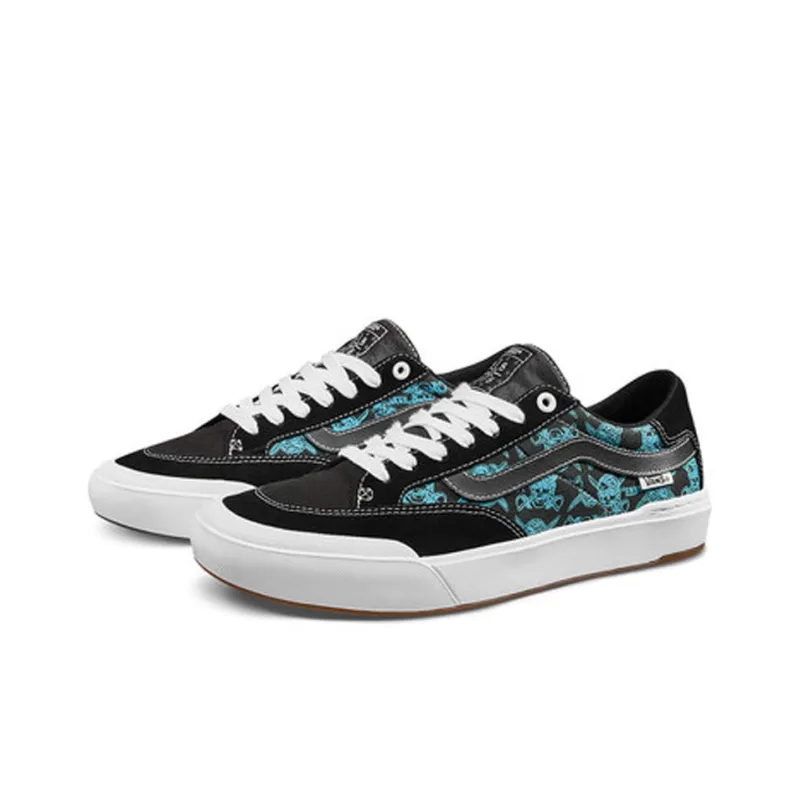 Vans Berle Pro Pirate Skulls Shoes Black/Blue-1