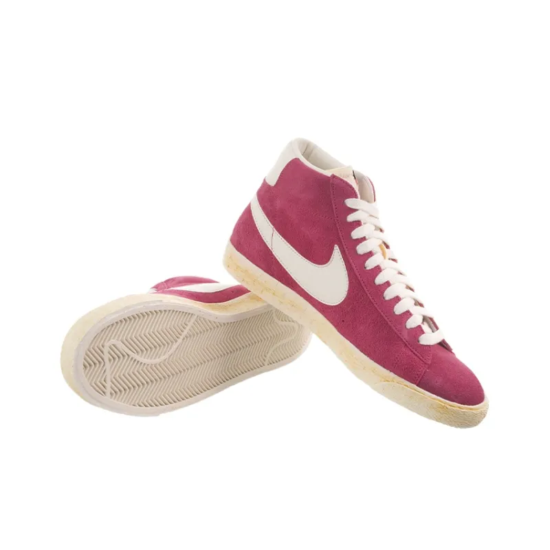 Nike Blazer Coverage Skateboard Shoes Men's Pink White-3