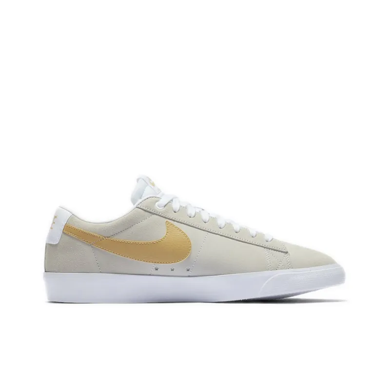 Nike Sb Blazer Low Gt Grey Yellow-1