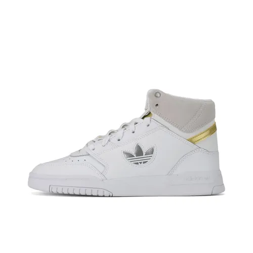 Adidas Originals Drop Step Skateboard Shoes Women's High-Top White