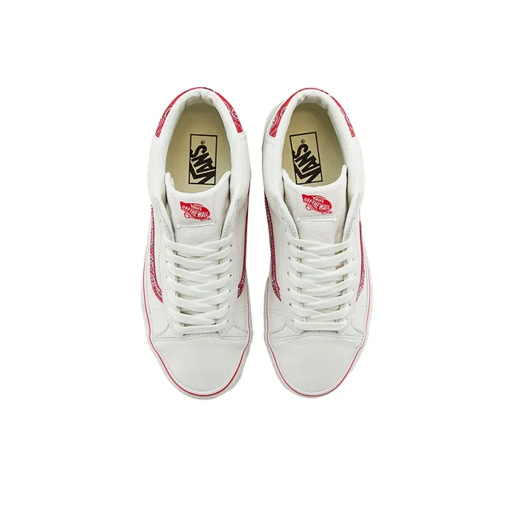Vans Mid Skool 37 'Sport Paisley White Red'-3