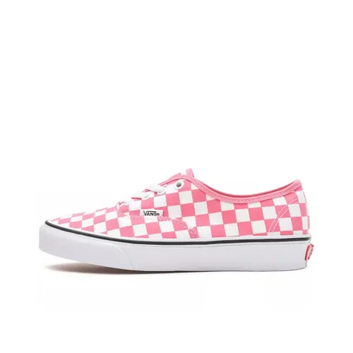 Vans Authentic Skateboard Shoes Unisex Low-Top Pink/White