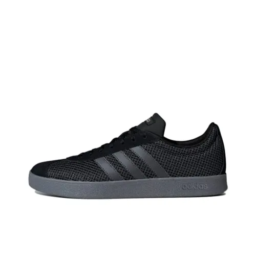 Adidas Neo VL Court 2.0 Skateboard Shoes Women's Low-Top Black