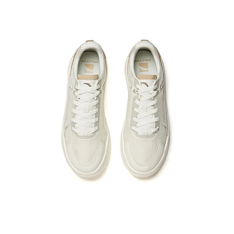 Anta Life Collection Low-Top Skateboard Shoes Men's White Gray-2