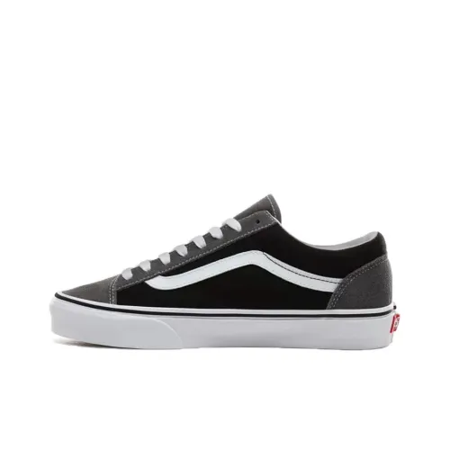 Vans Style 36 Skateboard Shoes Unisex Low-Top Gray/White