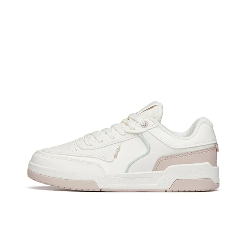 Anta Life Collection Low-Top Skateboard Shoes Women's White Gray-0