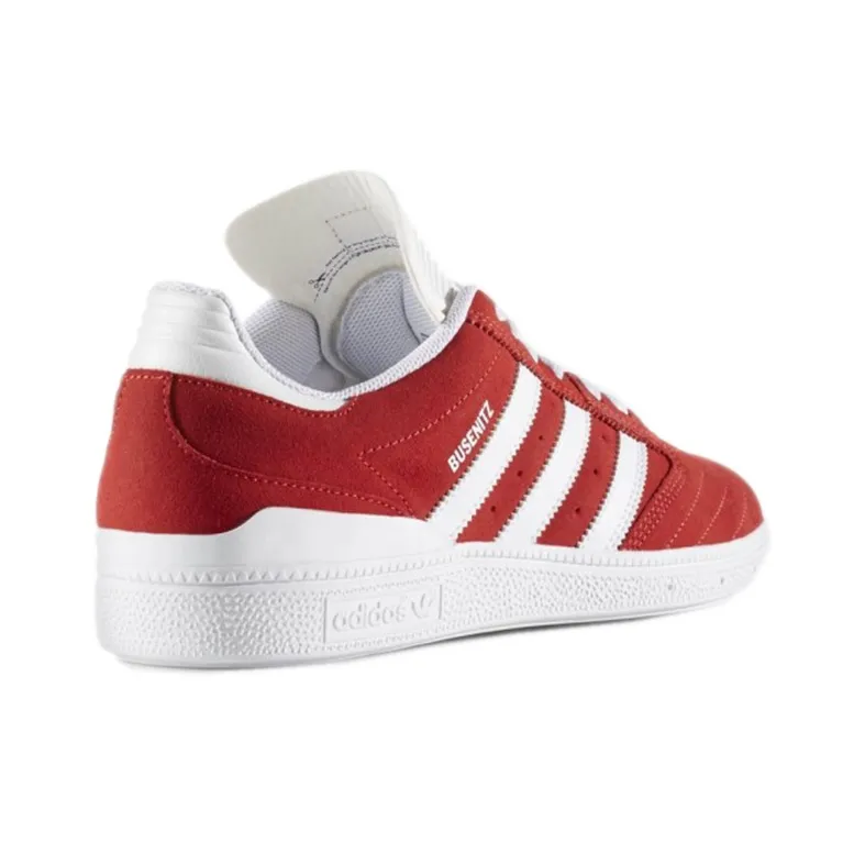 Adidas Originals Busenitz Pro Anti Slip Wear Resistant Low Top Skateboard Shoes Men's Red White-1