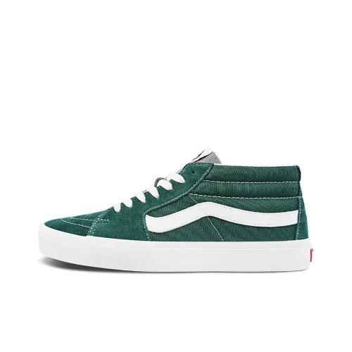 Vans SK8 Skateboard Shoes Unisex Mid-Top Green