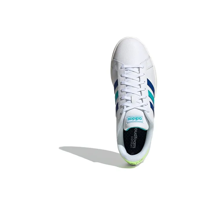 Adidas Neo Grand Court 'White Green Blue'-4