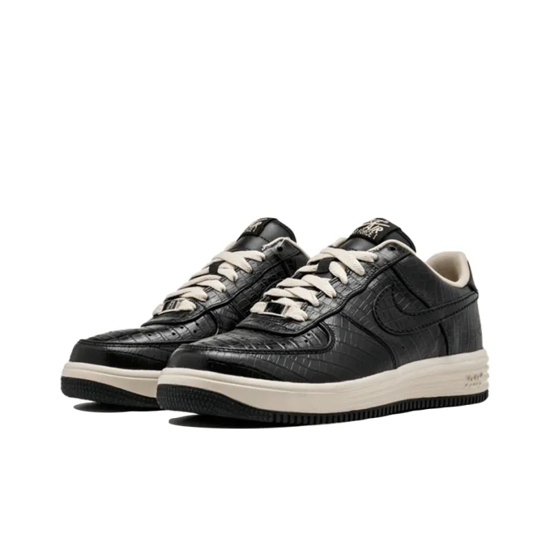 Fragment Design x Nike Lunar Force 1 Fragment HTM Non slip Lightweight Low Top Skateboard Shoes Men's Brown-1