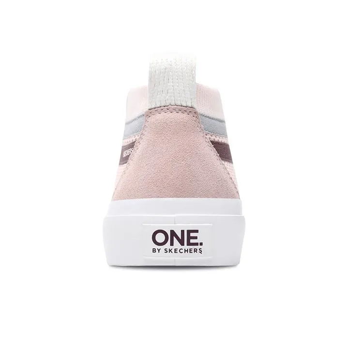Skechers Skateboard Shoes Women's Mid-Top Pink-3
