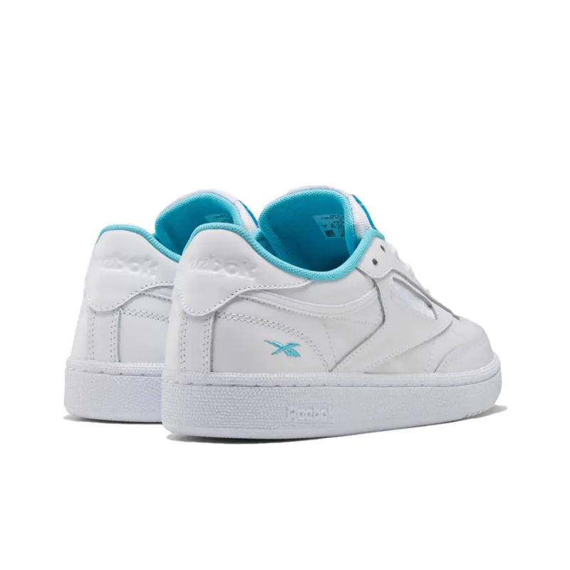Reebok Women's Club C 85 'White Neon Blue' Women's-3