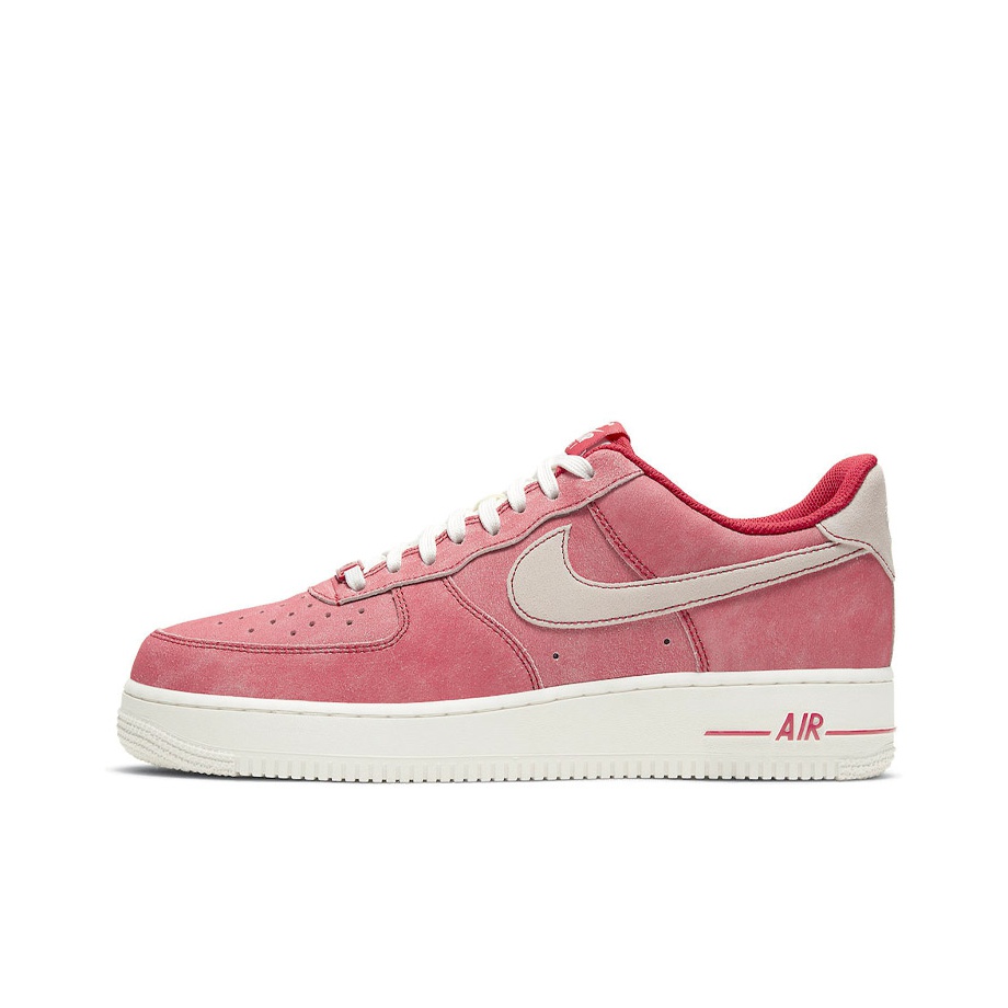 pink suede nike air force 1