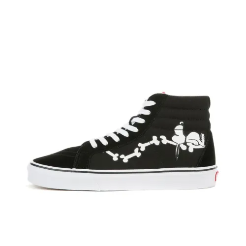 Vans Sk8-Hi Re-Issue Peanuts Snoopy Bones 2017