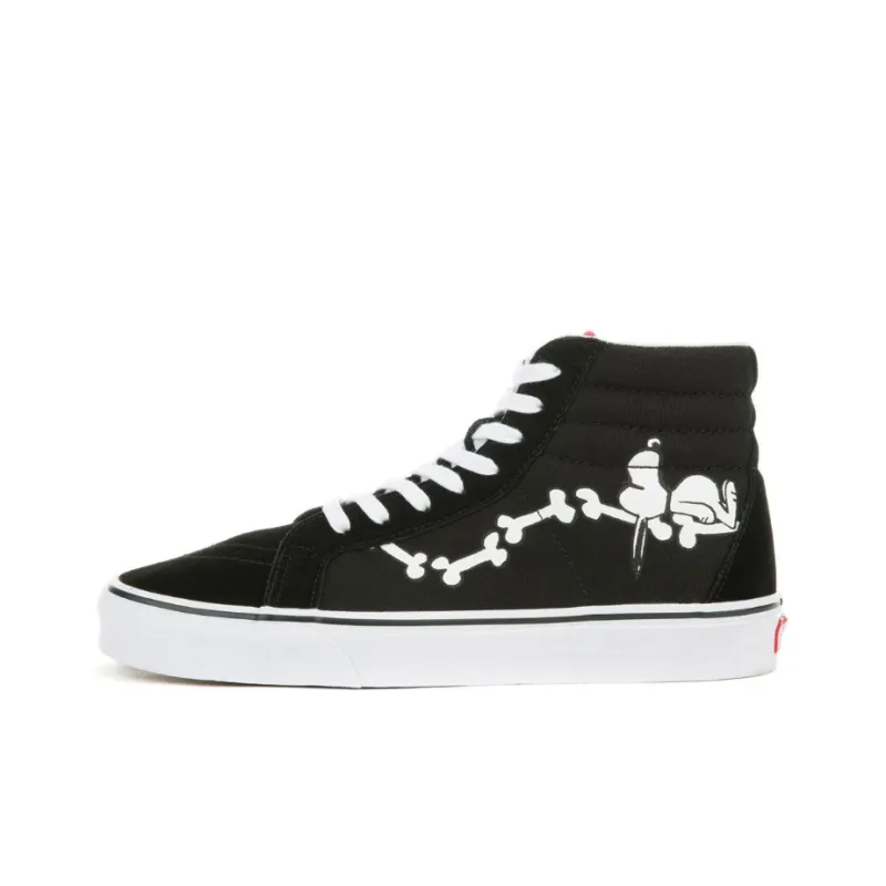 Vans Sk8 Hi Re Issue Peanuts Snoopy Bones 2017-0