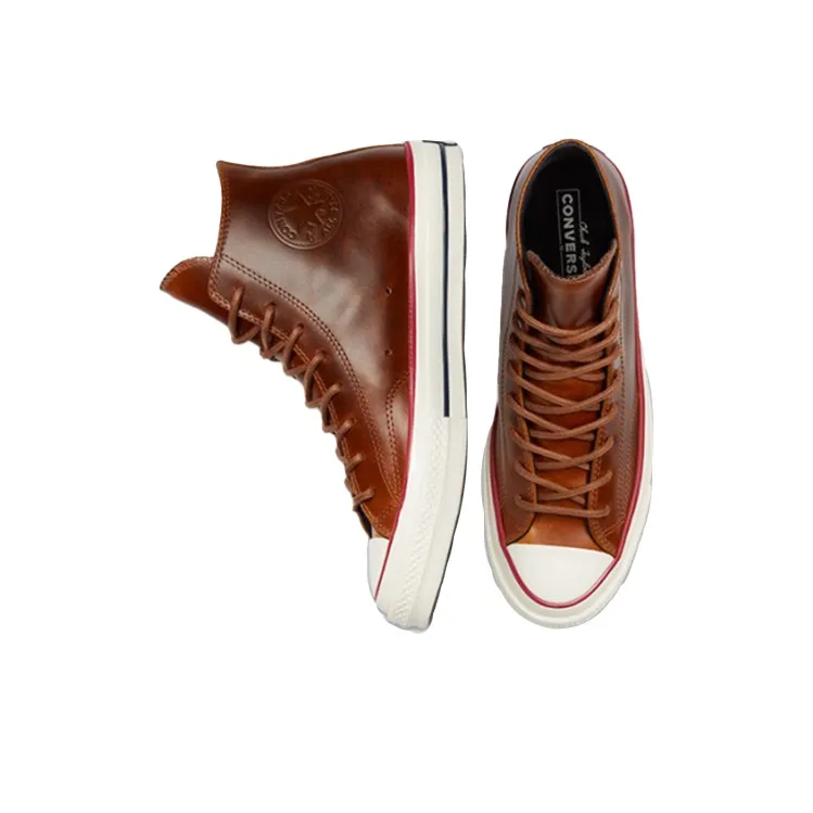 Chuck 70 Converse High 'Color Leather Clove Brown'-4