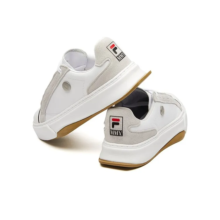 FILA CRYPTO Low Top Skateboard Shoes Women's White Gray-4
